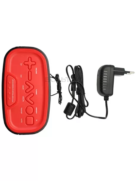 электронные часы настольные Uniel UTR-33 black/red