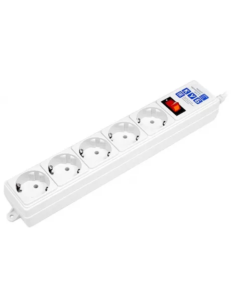 сетевой фильтр Power Cube SPG-B-10 3,0 м/5 white