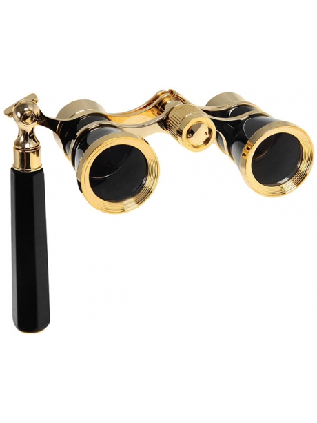 театральный бинокль Veber Opera БГЦ 3x25 лорнет черный