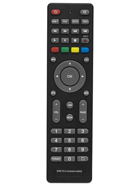 универсальный пульт для ТВ приставок HUAYU DVB-T2+3 