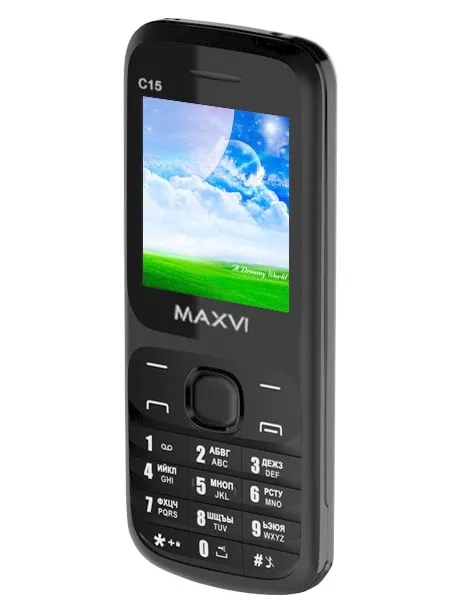 мобильный телефон Maxvi C15 black