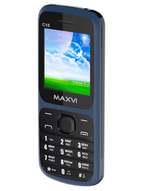 мобильный телефон Maxvi C15 marengo-black