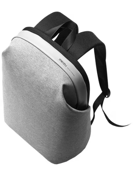 городской рюкзак антивор для ноутбука Meizu Backpack bag light grey
