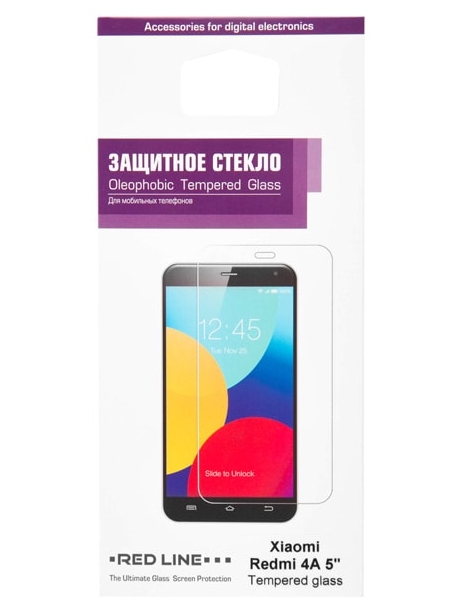защитное стекло Red Line для Xiaomi Redmi 4A 5" tempered glass 