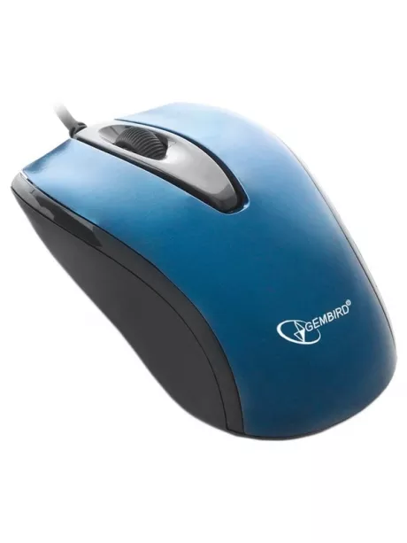 бесшумная мышь Gembird MOP-405 blue