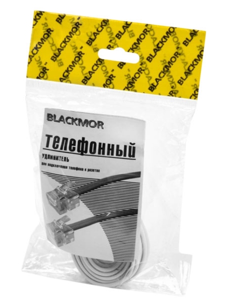 телефонный шнур RJ11 BLACKMOR NTE3 белый