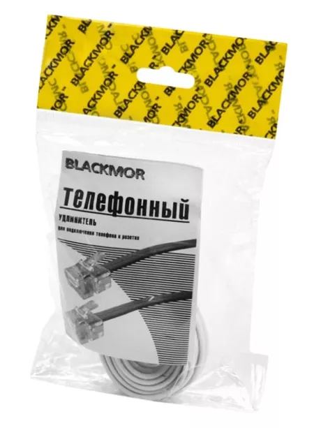 телефонный шнур RJ11 BLACKMOR NTE3 белый