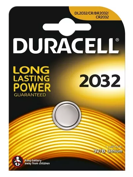 литиевая батарейка Duracell CR2032-1BL 