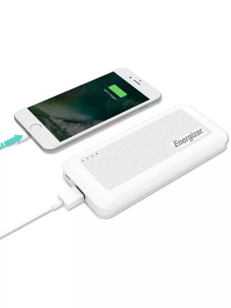 внешний аккумулятор Energizer Power Bank UE10005 10000 mAh white