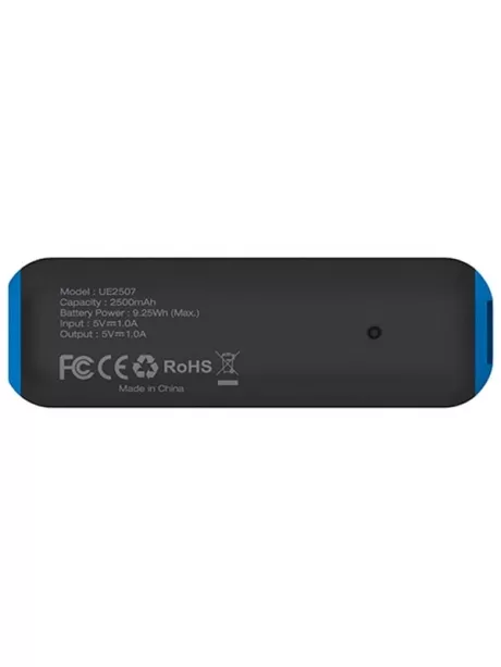 внешний аккумулятор Energizer Power Bank UE2507 2500 mAh black blue