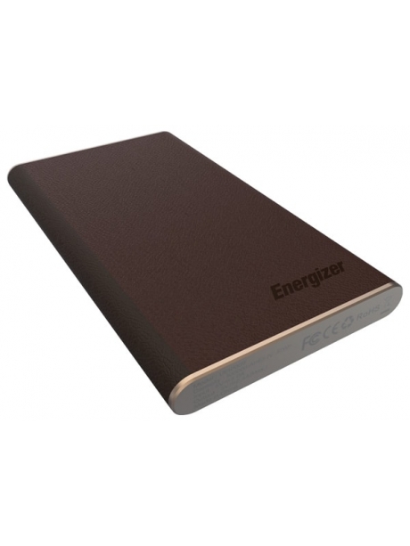внешний аккумулятор Energizer Power Bank UE10009 10000 mAh Leather dark brown