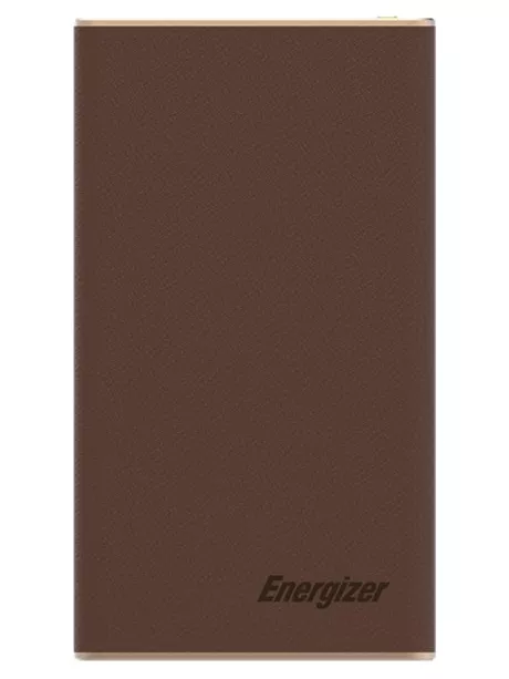 внешний аккумулятор Energizer Power Bank UE10009 10000 mAh Leather dark brown