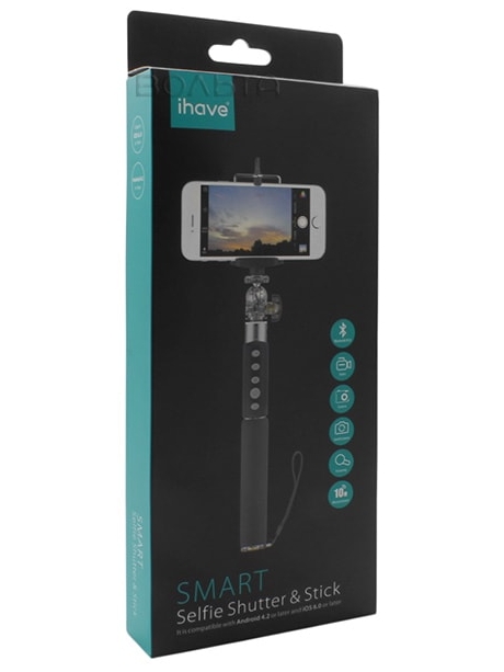 монопод для селфи iHave Selfie Shutter &amp; Stick golden