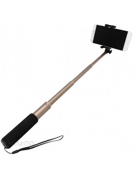 монопод для селфи Rock Selfie Shutter &amp; Stick II 15см-60см golden