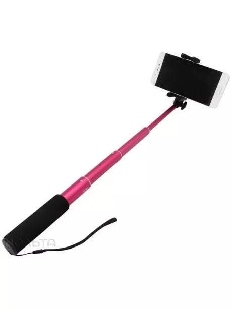 монопод для селфи Rock Selfie Shutter &amp; Stick II 15см-60см red