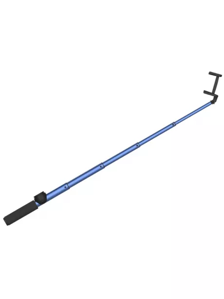 монопод для селфи Rock Selfie Shutter &amp; Stick II 22см-90см blue