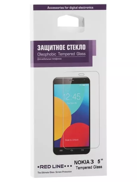 защитное стекло Red Line для Nokia 3 (5") tempered glass 