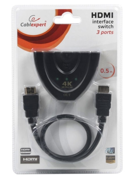 HDMI переключатель Cablexpert DSW-HDMI-35 black