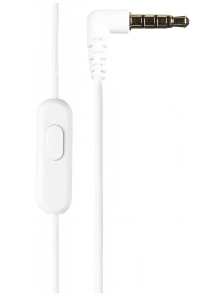 наушники с микрофоном Sony MDR-EX15AP white