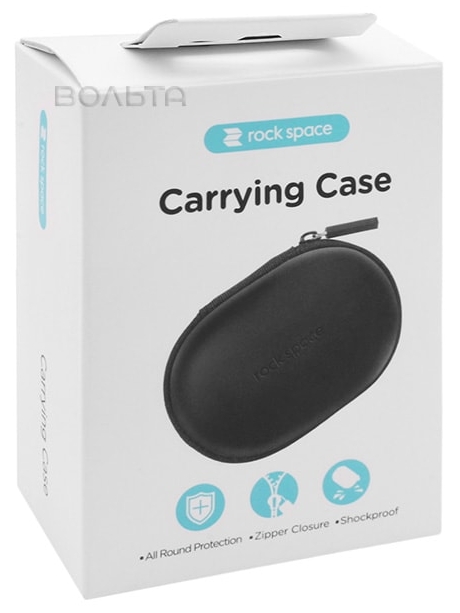 чехол для наушников Rock Space Headphone carrying case black