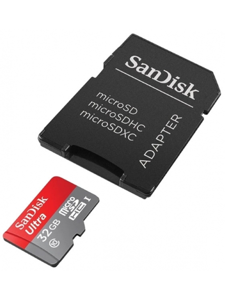 карта памяти SanDisk 32Gb microSDHC Class 10 Ultra 80Mb/s 