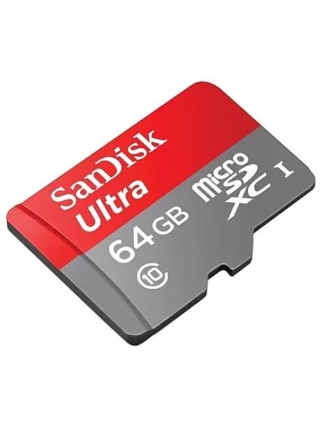 карта памяти SanDisk 64Gb microSDXC Class 10 Ultra 80Mb/s без адап 