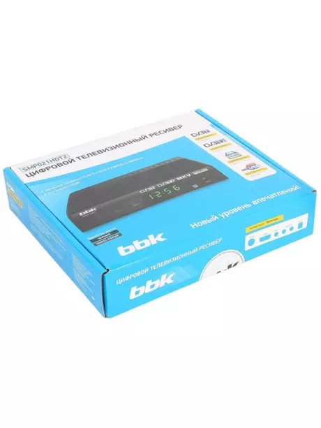 ТВ-тюнер DVB-T2 BBK SMP021 HDT2 черный