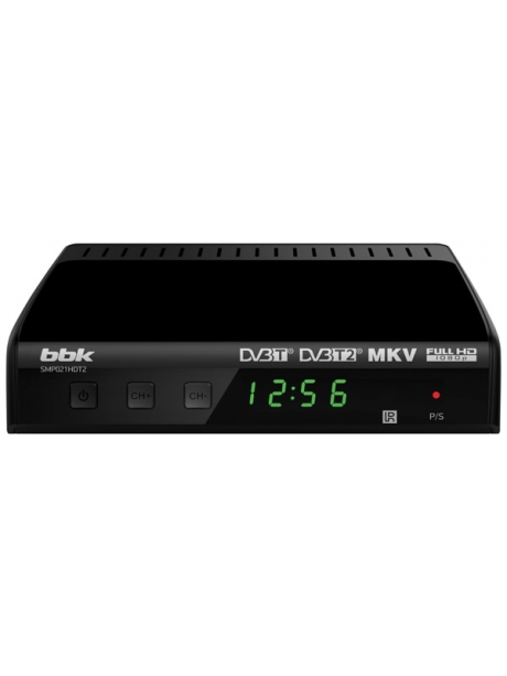 ТВ-тюнер DVB-T2 BBK SMP021 HDT2 черный