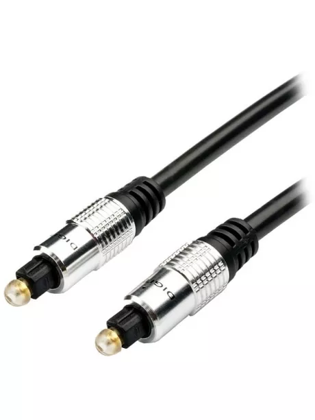 кабель оптический ATcom Toslink-Toslink 3м black silver