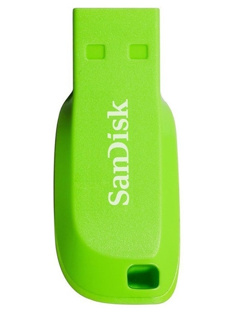 флешка USB SanDisk CZ50 Cruzer Blade 32Gb green