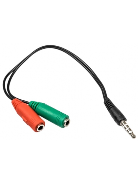 переходник 2 jack 3.5 для микрофона и наушников Dialog CA-0002 