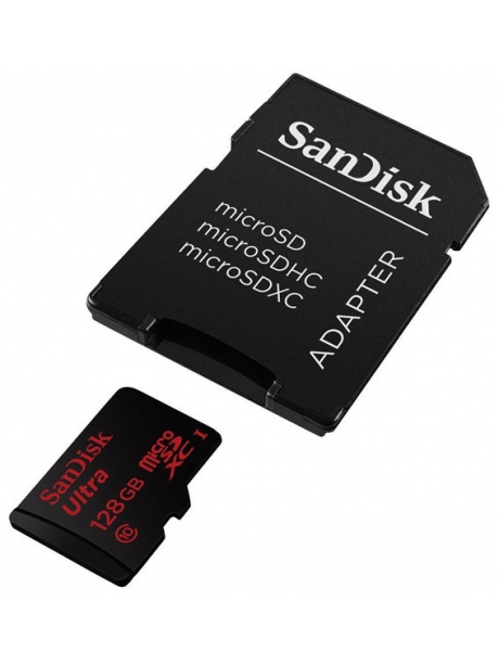 карта памяти SanDisk 128Gb microSDXC Class 10 Ultra 80MB/s Android 