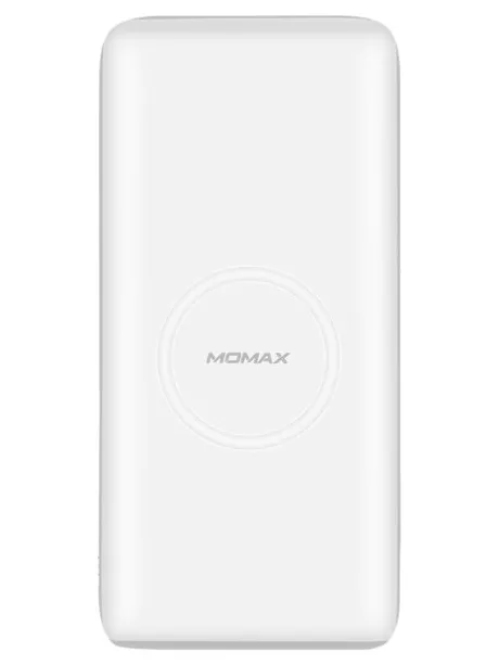 внешний аккумулятор с беспроводной QI зарядкой Momax Q.Power2 Wireless Ext Battery 10000 (IP81) white