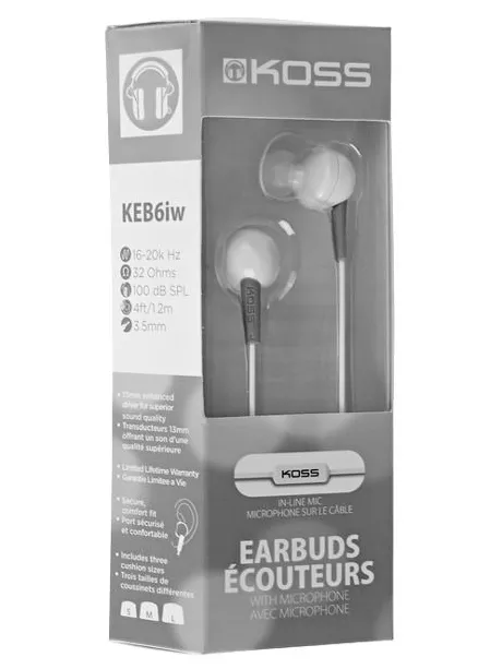 наушники Koss KEB6i white