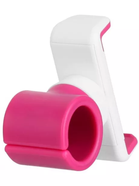 монопод для селфи с двумя креплениями Momax Selfie Hero Duo Selfie Pod 100cm KMS10 pink