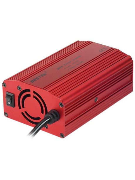 автомобильный инвертор напряжения Bestek 300W Car Inverter  MRI3013BU red