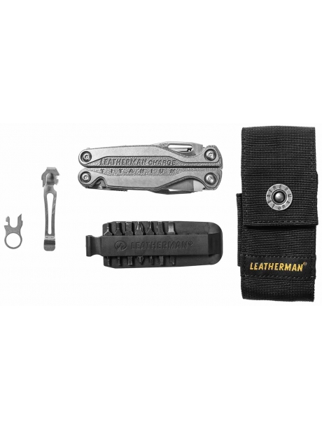 мультитул со сменными битами Leatherman Charge Plus TTI silver
