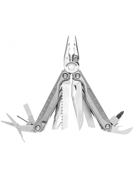 мультитул со сменными битами Leatherman Charge Plus TTI silver
