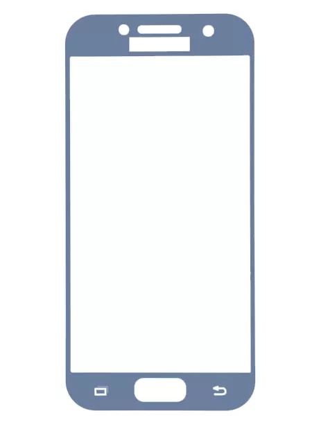 защитное стекло Red Line для Samsung Galaxy A3 (2017) 4.7” Full screen синий