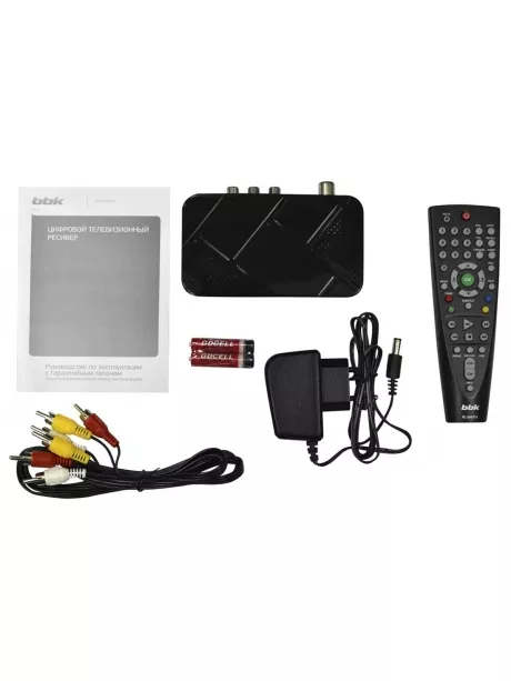 ТВ-тюнер DVB-T2 BBK SMP023 HDT2 черный