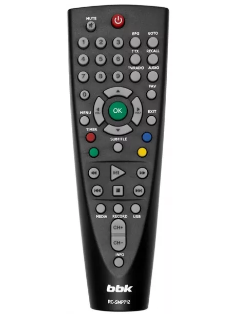 ТВ-тюнер DVB-T2 BBK SMP023 HDT2 черный