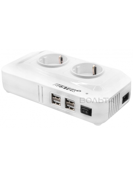 автомобильный инвертор напряжения Bestek 200W Car Inverter MRI2013NU white