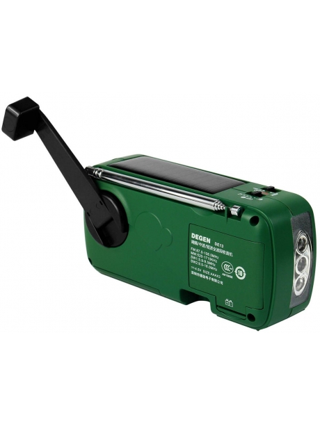 радиоприемник для экстремальных условий Degen DE13 DSP green