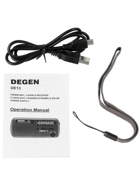 радиоприемник для экстремальных условий Degen DE13 DSP green