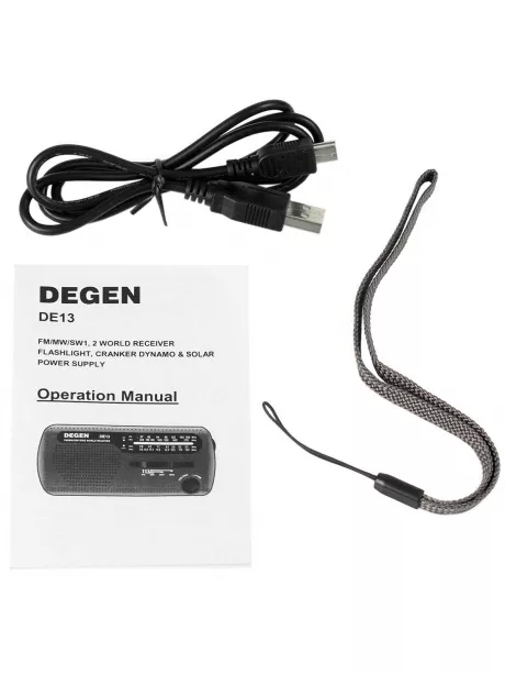 радиоприемник для экстремальных условий Degen DE13 DSP green