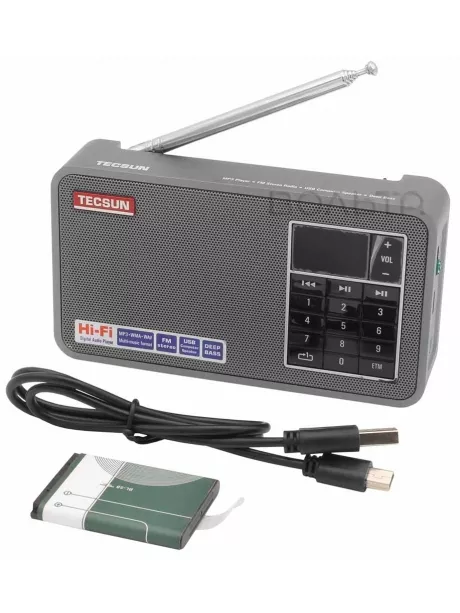 FM радиоприемник c MP3 плеером Tecsun X3 (export version) grey