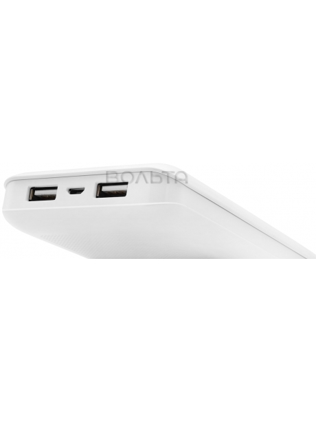 Внешний аккумулятор 2 usb Energizer Power Bank UE15005 15000 mAh white