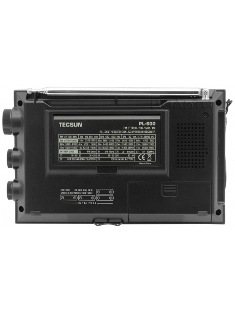 Цифровой всеволновый радиоприемник Tecsun PL-600 (export version) black
