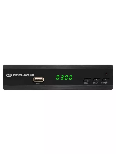 ТВ-тюнер DVB-T2 с поддержкой Wi-Fi и IPTV Oriel 421UD black