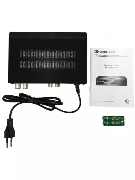 ТВ-тюнер DVB-T2 с поддержкой Wi-Fi Oriel 421D black